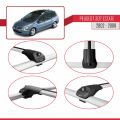 Peugeot 307 SW 2002-2008 Arası ile Uyumlu ACE-1 Ara Atkı Tavan Barı Gri 3 Adet