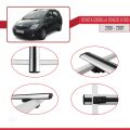 Toyota Corolla Spacio 2 (E120) 2001-2007 Arası ile Uyumlu BASIC Model Ara Atkı Tavan Barı Gri 2 Adet