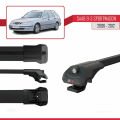 Saab 9-3 II SW 2006-2012 Arası ile Uyumlu ACE-1 Ara Atkı Tavan Barı Siyah 2 Adet