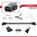 Jeep Cherokee 3 (KJ) 2002-2007 Arası ile Uyumlu FLY Model Ara Atkı Tavan Barı Gri 3 Adet
