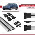 BMW 3 Series E91 Touring 2006-2011 Arası ile Uyumlu FLY Model Ara Atkı Tavan Barı Gri 2 Adet