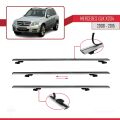 Mercedes GLK Class (X204) 2008-2015 Arası ile Uyumlu BASIC Model Ara Atkı Tavan Barı Gri 3 Adet