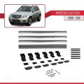 Mercedes GLK Class (X204) 2008-2015 Arası ile Uyumlu BASIC Model Ara Atkı Tavan Barı Gri 3 Adet
