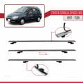 Toyota Corolla Spacio (E110) 1997-2001 Arası ile Uyumlu BASIC Model Ara Atkı Tavan Barı Gri 2 Adet