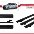 Mercedes GLE Class 3 (W166) 2015-2018 Arası ile Uyumlu BASIC Model Ara Atkı Tavan Barı Siyah 3 Adet