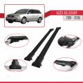 Audi A6 Avant 2001-2005 Arası ile Uyumlu FLY Model Ara Atkı Tavan Barı Siyah 2 Adet
