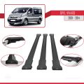 Opel Vivaro A 2001-2014 Arası ile Uyumlu FLY Model Ara Atkı Tavan Barı Siyah 3 Adet