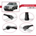 Mercedes GLK Class (X204) 2008-2015 Arası ile Uyumlu ACE-1 Ara Atkı Tavan Barı Siyah 3 Adet