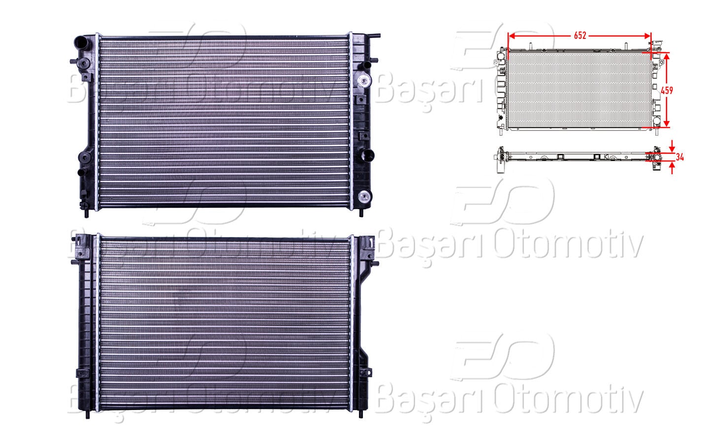Opel Omega B 2.5 V6 1994-2003 Su Radyatörü Mekanik AT