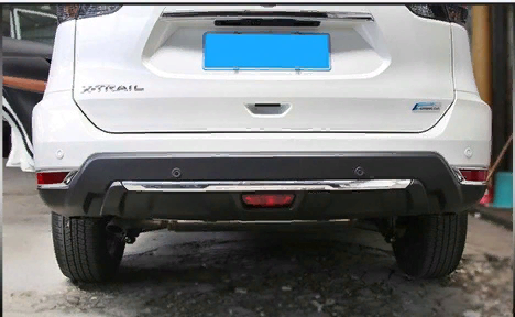Nissan X-Trail 2014-2017 Arka Sis Kaplama Nikelaj