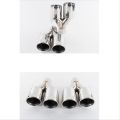 BMW M-Performance Yuvarlak Egzoz Ucu Seti Silver