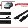Opel Frontera Sport 2 1999-2004 Arası ile Uyumlu BASIC Model Ara Atkı Tavan Barı Siyah 2 Adet