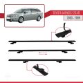 Toyota Avensis SW 2003-2009 Arası ile Uyumlu BASIC Model Ara Atkı Tavan Barı Siyah 2 Adet