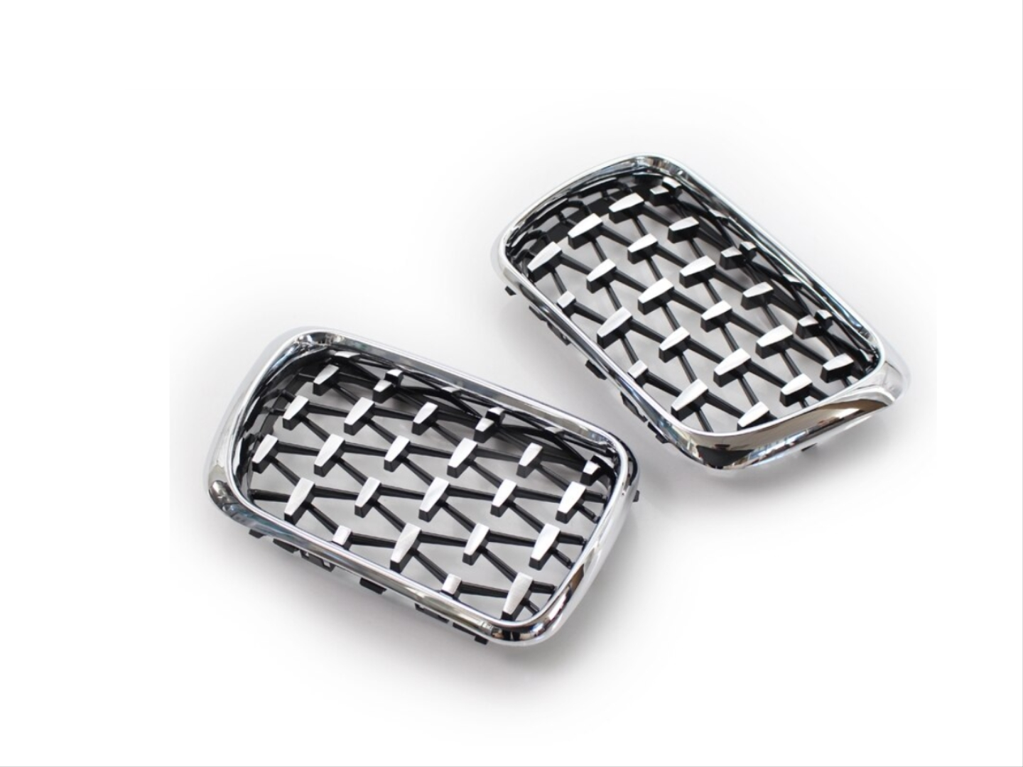 BMW 3 Serisi E36 1997-1999 Diamond Panjur (Böbrek) Krom Çerçeve