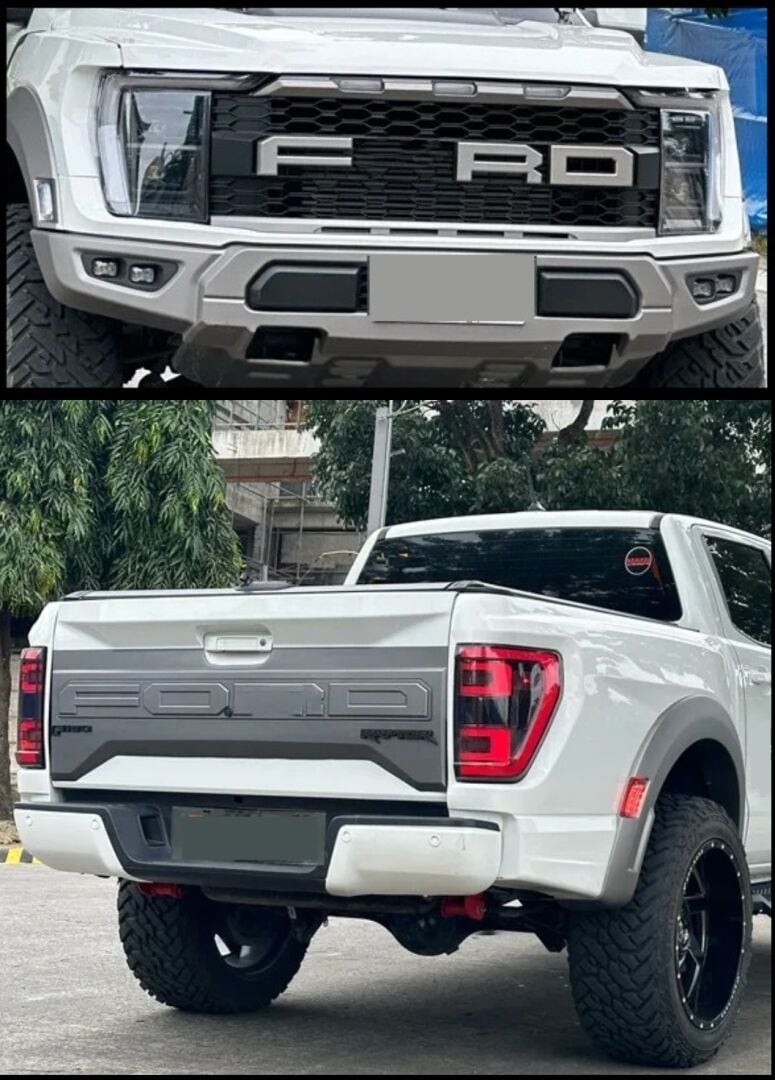 Ford Ranger 2012-2021 Arası Uyumlu Gen 3 F150 Görünüm Facelift Body Kit (2022)