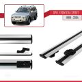 Opel Frontera Sport 2 1999-2004 Arası ile Uyumlu BASIC Model Ara Atkı Tavan Barı Gri 2 Adet
