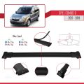 Opel Combo D 2012-2018 Arası ile Uyumlu FLY Model Ara Atkı Tavan Barı Siyah 3 Adet