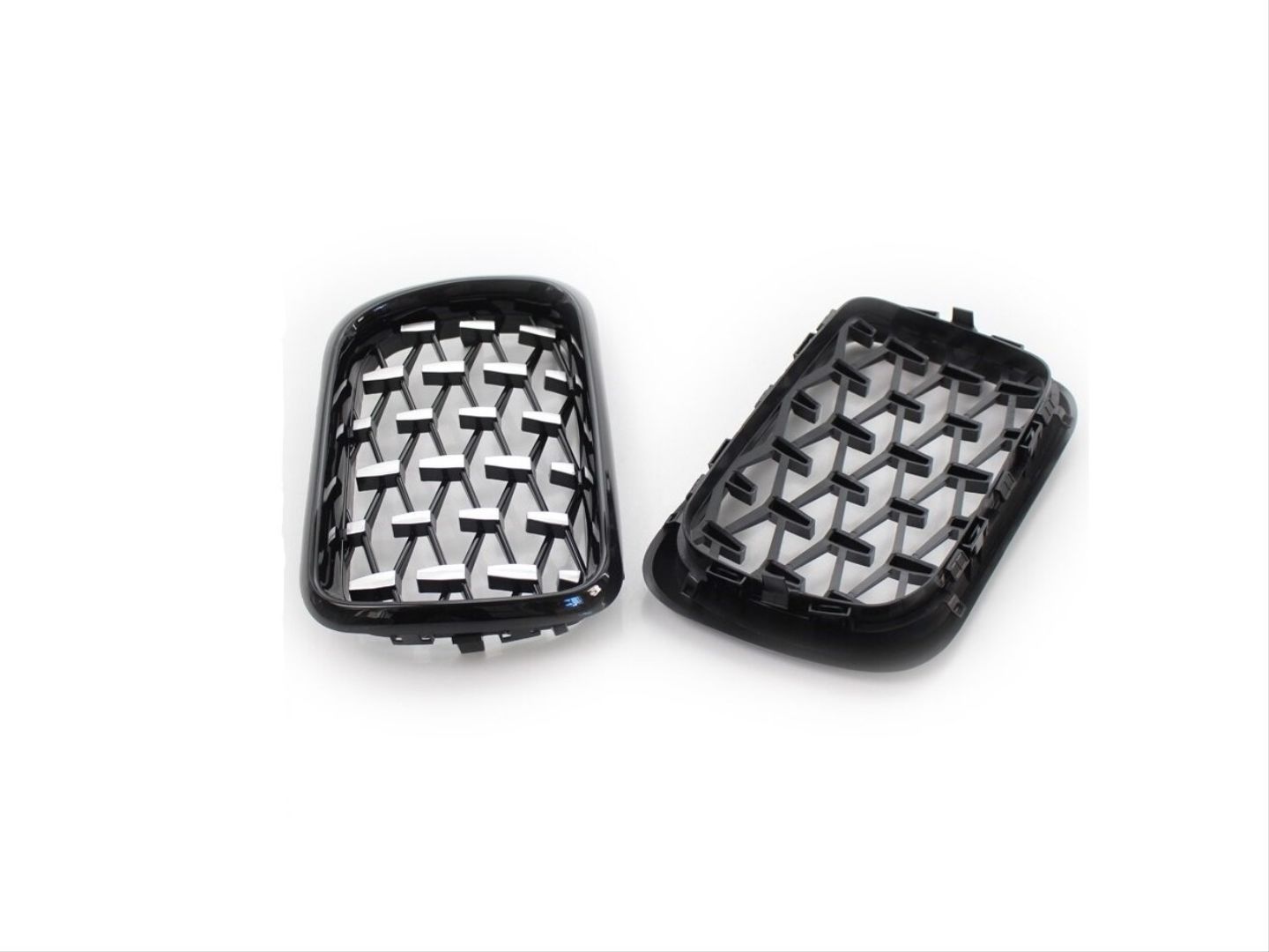 Bmw 3 Serisi E36 1997-1999 Uyumlu Dıamond  Panjur ( Böbrek ) Pıano Black  Çerçeve
