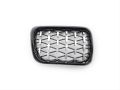 Bmw 3 Serisi E36 1997-1999 Uyumlu Dıamond  Panjur ( Böbrek ) Pıano Black  Çerçeve