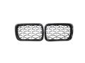 Bmw 3 Serisi E36 1997-1999 Uyumlu Dıamond  Panjur ( Böbrek ) Pıano Black  Çerçeve
