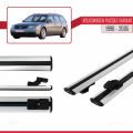 VW Passat B5 Variant 1996-2005 Arası ile Uyumlu BASIC Model Ara Atkı Tavan Barı Gri 2 Adet