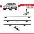 Pontiac Vibe 2003-2008 Arası ile Uyumlu BASIC Model Ara Atkı Tavan Barı Gri 2 Adet