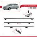 Toyota Avensis SW 2003-2009 Arası ile Uyumlu BASIC Model Ara Atkı Tavan Barı Gri 2 Adet