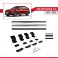 VW Nivus 2020-2024 Arası ile Uyumlu BASIC Model Ara Atkı Tavan Barı Gri 2 Adet
