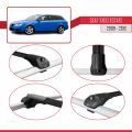 Seat Exeo (3R9) ST 2009-2013 Arası ile Uyumlu ACE-1 Ara Atkı Tavan Barı Siyah 2 Adet