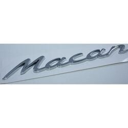 Porsche Macan Uyumlu Oem Bagaj Logosu Krom (AL-7)