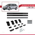 VW Golf Mk6 Wagon 2010-2014 Arası ile Uyumlu BASIC Model Ara Atkı Tavan Barı Siyah 2 Adet