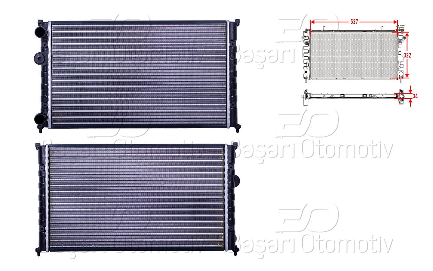 Volkswagen Polo 3 Classic 1.6 1995-2001 Su Radyatörü Mekanik