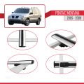 Pontiac Montana 2005-2009 Arası ile Uyumlu BASIC Model Ara Atkı Tavan Barı Gri 2 Adet