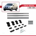 Pontiac Montana 2005-2009 Arası ile Uyumlu BASIC Model Ara Atkı Tavan Barı Gri 2 Adet