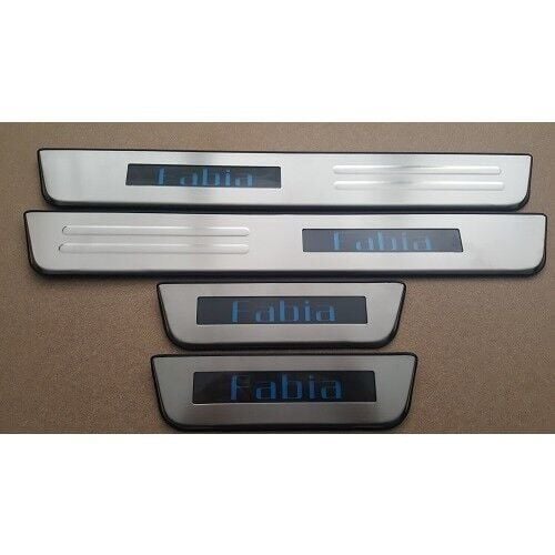 Skoda Fabia Uyumlu Yedek Parça Işıklı Kapı Eşiği