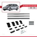 VW Golf Mk6 Wagon 2010-2014 Arası ile Uyumlu BASIC Model Ara Atkı Tavan Barı Gri 2 Adet