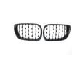 Bmw 3 Serisi 2002-2004 E46  Uyumlu Dıamond Panjur ( Böbrek ) Pıano Black Çerçeve