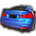 Bmw F30 Uyumlu Yedek Parça Delikli Spoiler Boyalı Fiber