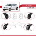 Seat Ibiza 4 (6J) ST 2010-2017 Arası ile Uyumlu ACE-2 Ara Atkı Tavan Barı Siyah 2 Adet