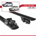 Skoda Fabia 3 (NJ) SW 2015-2022 Arası ile Uyumlu HOOK Model Ara Atkı Tavan Barı Siyah 2 Adet
