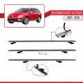 VW Golf Alltrack Mk7 2017-2019 Arası ile Uyumlu BASIC Model Ara Atkı Tavan Barı Gri 2 Adet