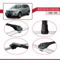 Mercedes GL Class (X164) 2006-2012 Arası ile Uyumlu ACE-1 Ara Atkı Tavan Barı Siyah 3 Adet