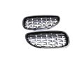 Bmw 5 Serisi E60 2004-2009 Uyumlu Dıamond Panjur ( Böbrek ) Pıano Black