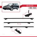 Volvo V70 1998-2000 Arası ile Uyumlu BASIC Model Ara Atkı Tavan Barı Siyah 2 Adet