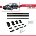 Volvo V70 1998-2000 Arası ile Uyumlu BASIC Model Ara Atkı Tavan Barı Siyah 2 Adet