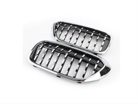 Bmw G30 2017+ Uyumlu Yedek Parça Diamond Böbrek Panjur Krom Çerçeve