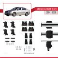 Skoda Octavia 2 (1Z) Pre-Facelift 2004-2008 Arası ile Uyumlu ACE-4 Ara Atkı Tavan Barı Gri 2 Adet