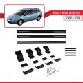 Renault Megane Grand Tour 2002-2008 Arası ile Uyumlu BASIC Model Ara Atkı Tavan Barı Siyah 2 Adet