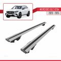 Mercedes GLC Class 2 (X254) 2023 ve Sonrası ile Uyumlu HOOK Model Ara Atkı Tavan Barı Gri 2 Adet