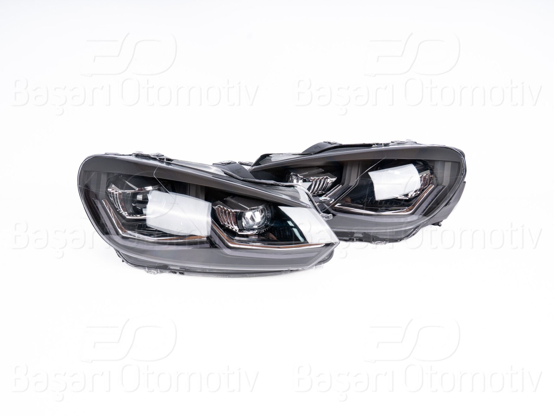 Volkswagen Golf 2008-2013 Far Seti Sol Sağ (Tek Mercek) J LED